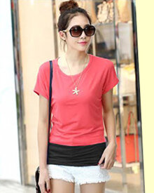 Áo thun cánh dơi phối màu