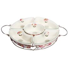 Khay mứt sứ 5 ngăn H831-M102