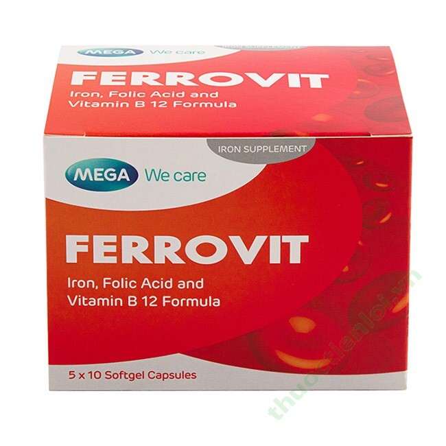 Thuốc bổ sung sắt cho phụ nữ Ferrovit 