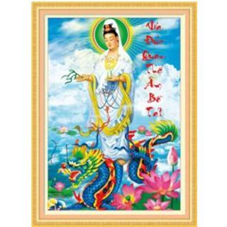 Tranh thêu Phật bà quan âm - DLH-222907 