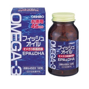 Dầu cá Omega 3 Orihiro 180 viên 