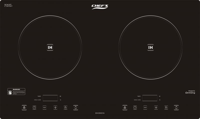 Bếp từ Chef's EHDIH31A - Bếp đôi 