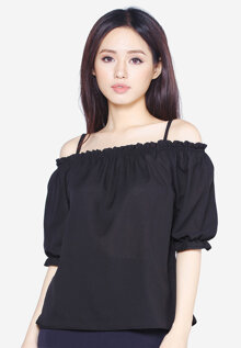 Áo kiểu nữ FrancisB TOP 035 trễ vai 2 dây