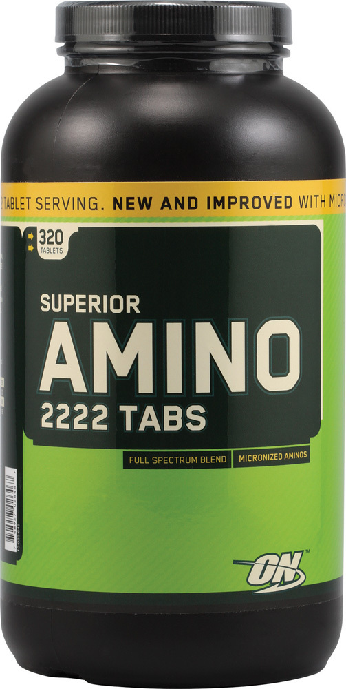 Viên uống hổ trợ và tăng cường cơ bắp Superior Amino 2222 Tabs 320 viê...