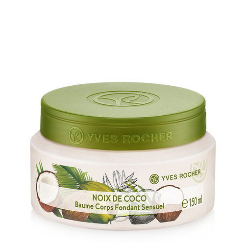 Kem dưỡng thể dừa Yves Rocher Sensual Silky Body Balm 150ml 