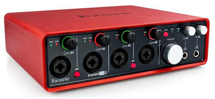 Souncard thu âm Focusrite Scarlett 18i8 Audio Interface 