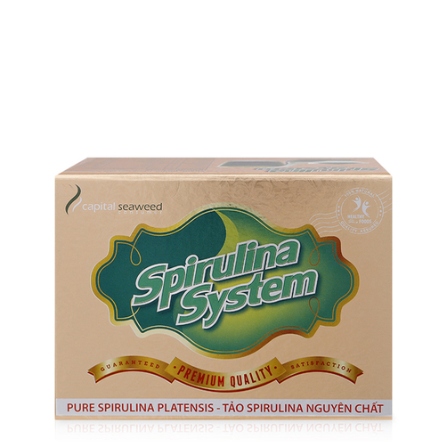 Bột tảo Spirulina nguyên chất Spirulina System 135g (45 gói) 