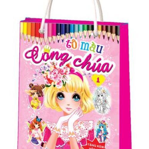 Bộ túi Tô màu công chúa 1 (6 cuốn) 