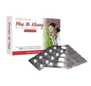 Phụ Bì Khang - hỗ trợ điều trị mề đay, hộp 30 viên 