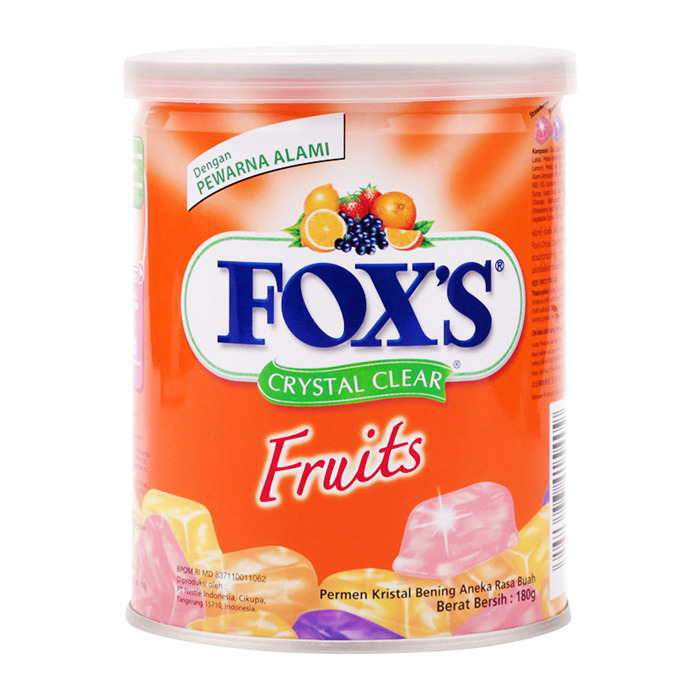 Kẹo Fox's hương trái cây ôn đới 180g 