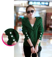 Áo khoác thời trang tay đính nút - LV099