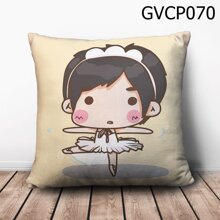 Gối vuông Cậu bé múa ba lê - GVCP070