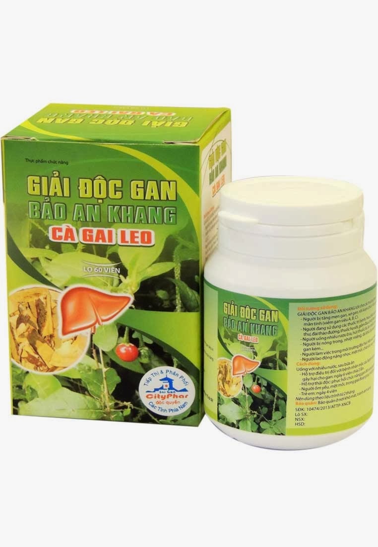 Viên uống giải độc gan Bảo An Khang 