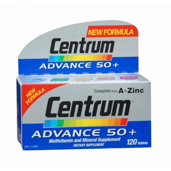 Vitamin tổng hợp cho người cao tuổi Centrum Advance 50+ 100 viên ...