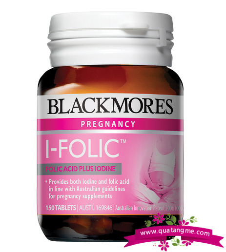 Thuốc Bổ Sung I-ốt & Axit Folic Blackmores I-Folic 150 viên 