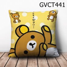Gối vuông Rilakkuma giơ tay - GVCT441
