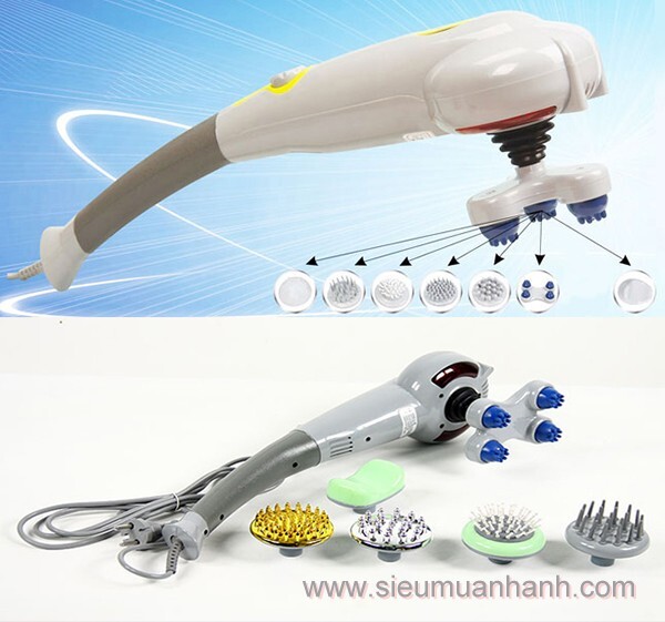 Máy massage cầm tay 7 đầu King - LX918B 