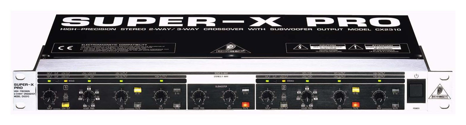 Crossover Behringer Super-X Pro CX2310 