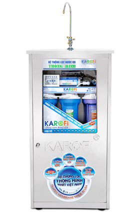 Máy lọc nước Karofi KI6 (K6I) - Tủ inox KNT, 6 cấp 
