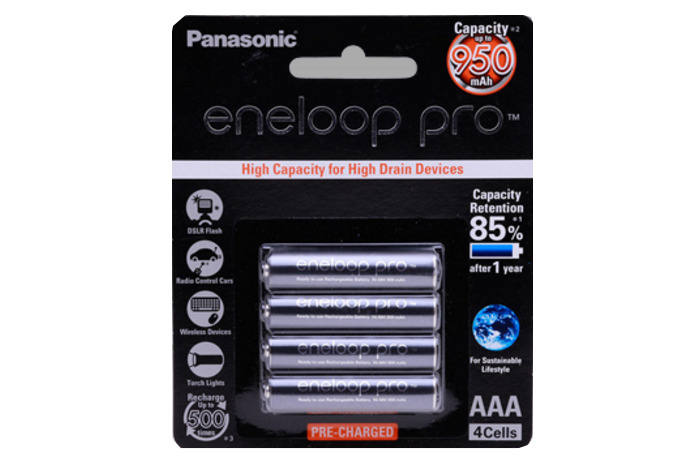 Pin sạc Panasonic Eneloop (4v AAA) BK-4HCCE/4BV 