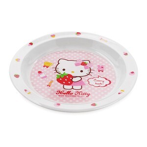 Đĩa tròn bằng nhựa Hello Kitty LKT460- Ø190 x 22mm 