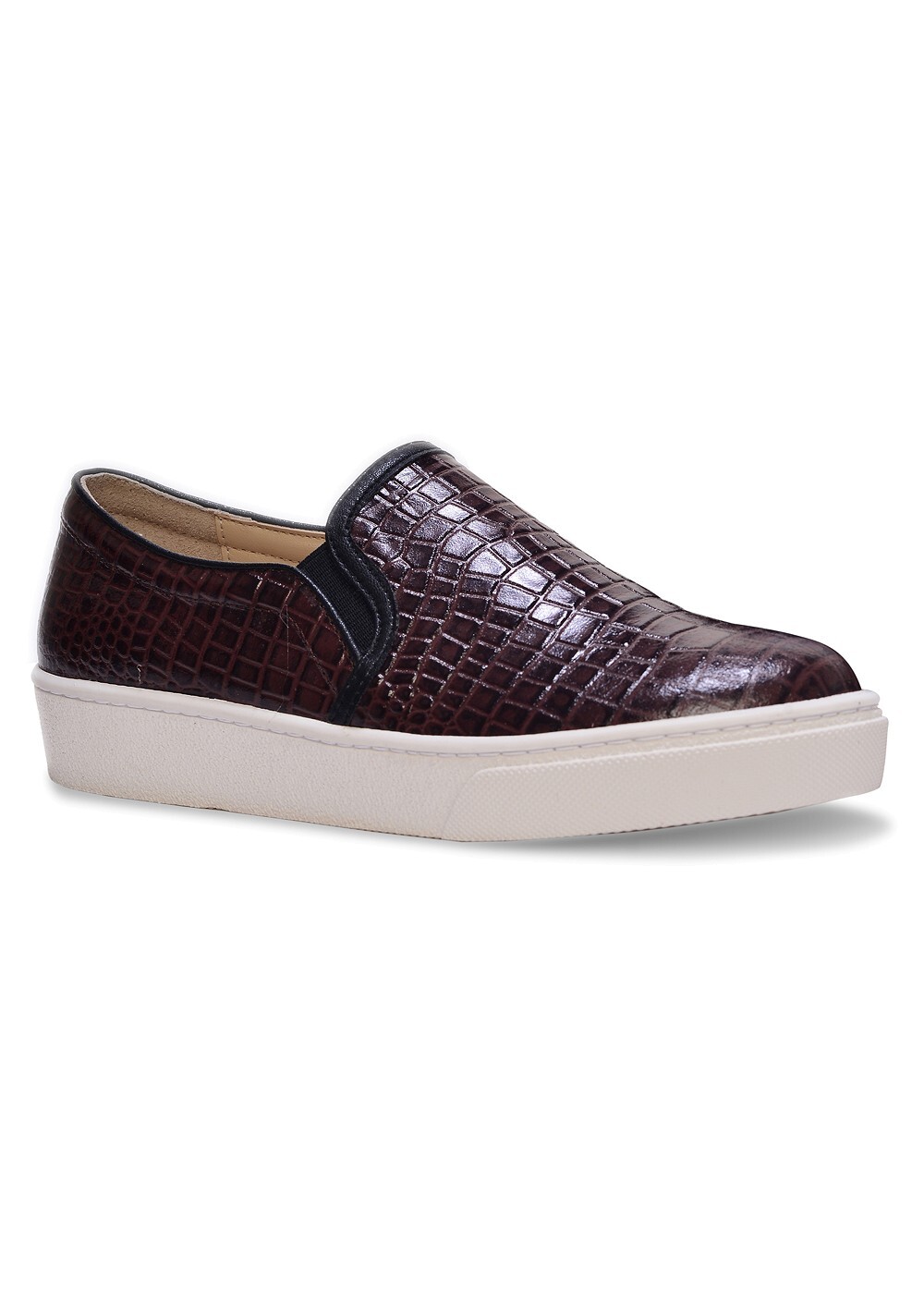 Giày Slip On Unisex MUST Korea Họa Tiết Da Trăn S01W 