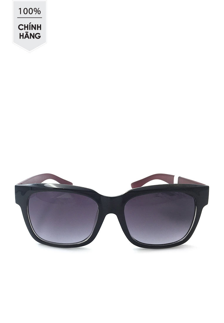 Kính mát Unisex Exfash gọng đen phối càng đỏ EF 4712 916 