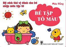Bé Tập Tô Màu (Màu Hồng) 