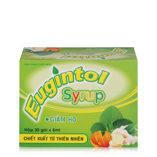 Thực phẩm chức năng hỗ trợ giảm ho Eugintol Syrup 30 gói ...