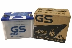 Ắc quy GS nước 12v-65Ah NS70E