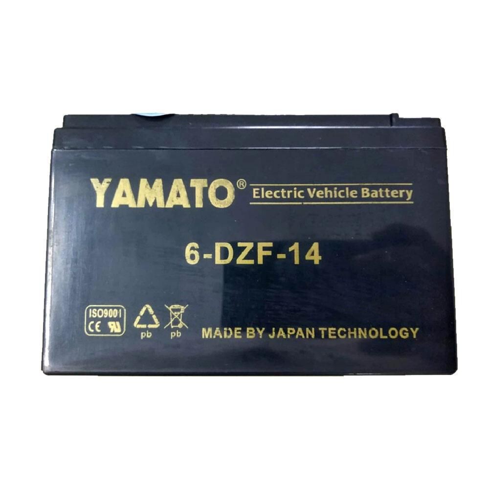 Ắc quy xe đạp điện Yamato 12V 14Ah, 6-DZF-14
