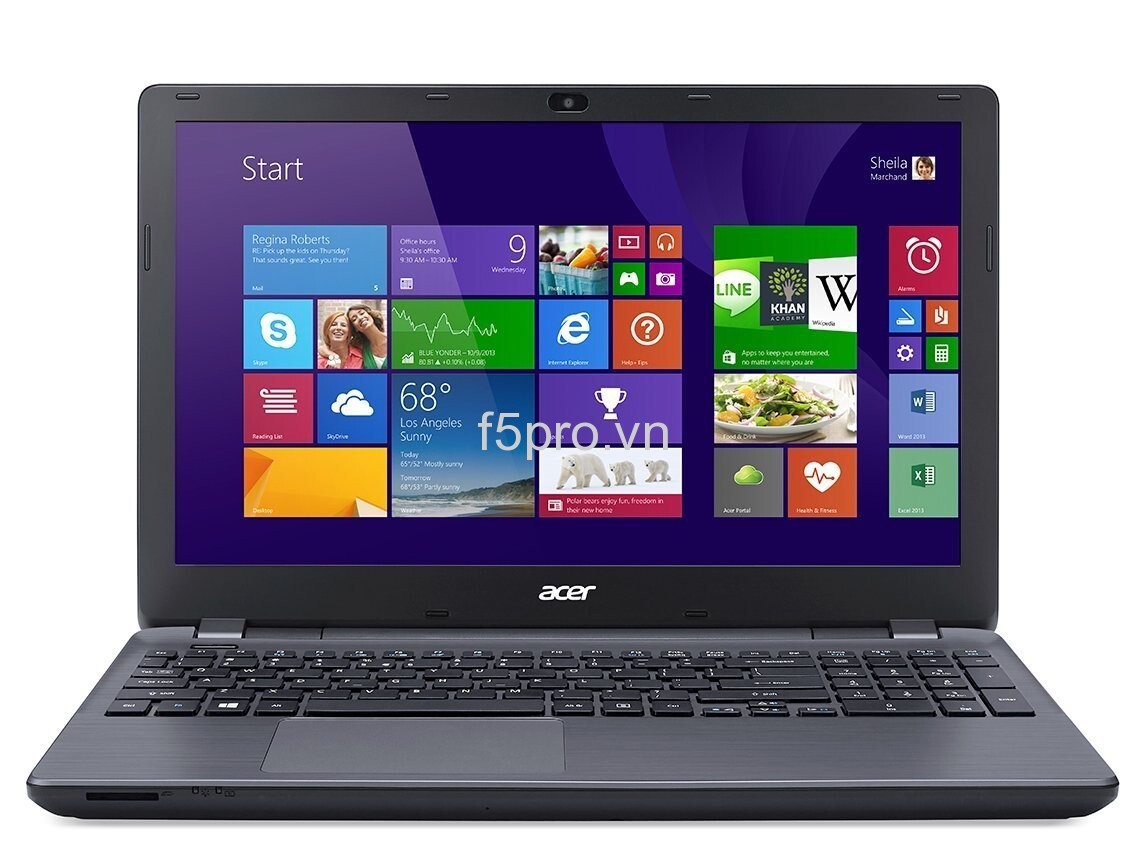 Laptop Acer Aspire E5 571-3747 NX.ML8SV.002 - Intel Core i3 4005U, 4GB, 500GB, Intel HD Graphics VGA onboard, 15.6Inch