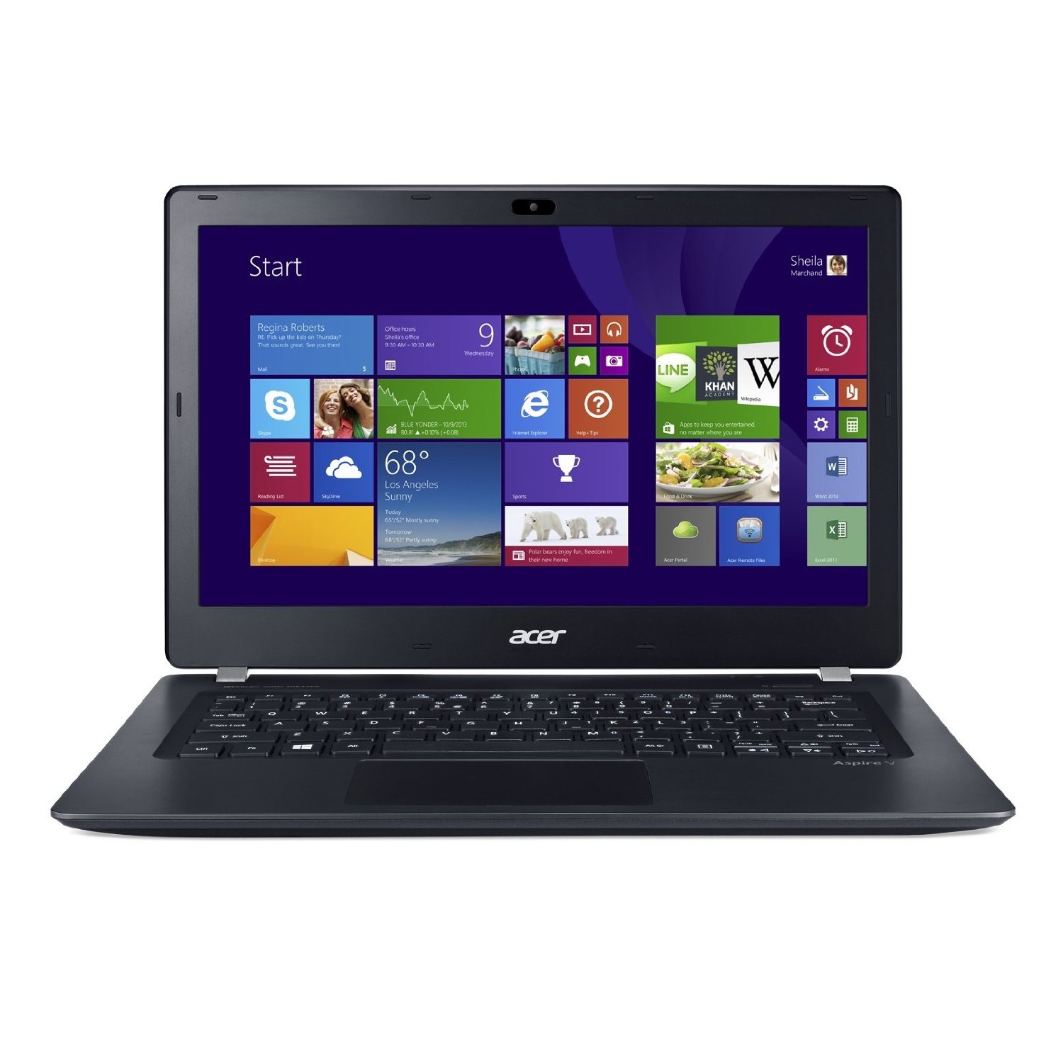 Laptop Acer Aspire V3 371-578U NX.MPGSV.001 - Intel Core i5 4210U 1.7Ghz, RAM 4GB, HDD 500GB,Intel HD Graphics VGA onboard, 13.3Inch