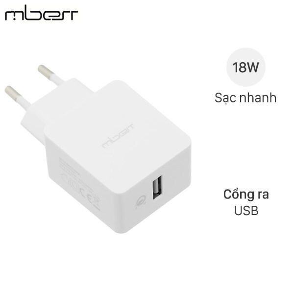Adapter sạc 3A Qualcomm Mbest DS136S