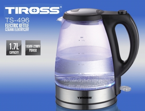 Bình - Ấm đun nước siêu tốc Tiross TS497 (TS-497) - 1.7 lít, 2200W