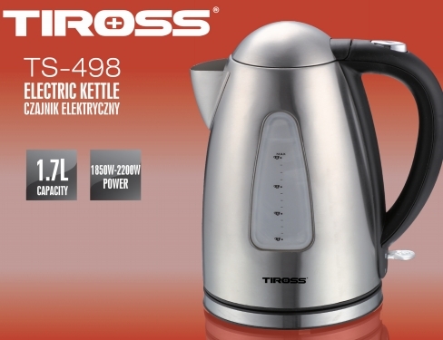 Bình - Ấm đun nước siêu tốc Tiross TS498 (TS-498) - 1.7 lít, 2200W