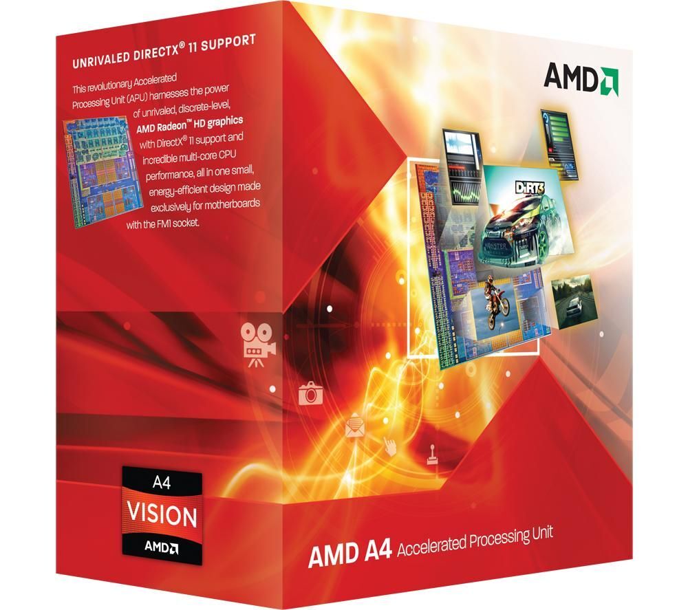 Bộ vi xử lý - CPU AMD A4-3400 - 2.7GHz - 2MB Cache