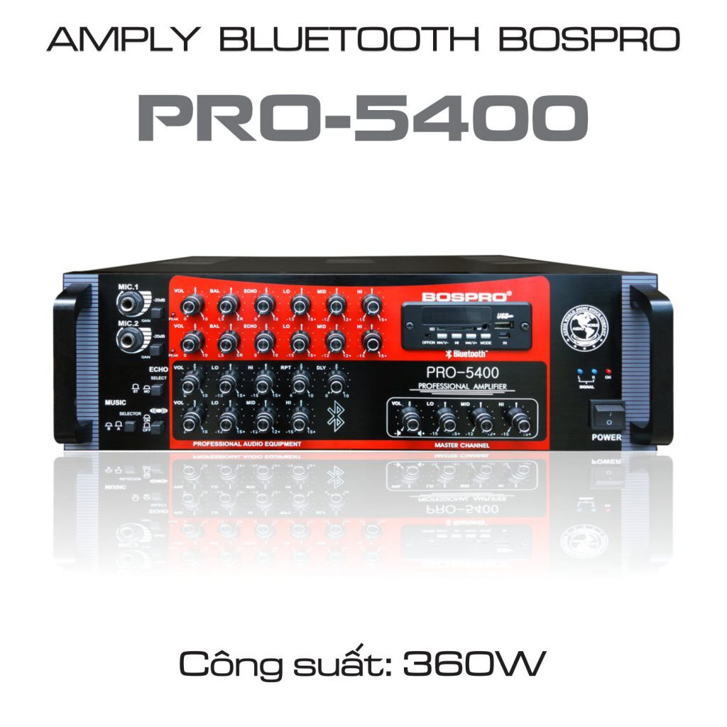 Amply Bluetooth Bospro PRO-5400