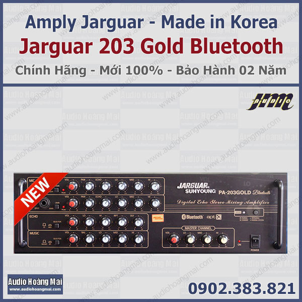 Amply Jarguar 203 Gold Bluetooth