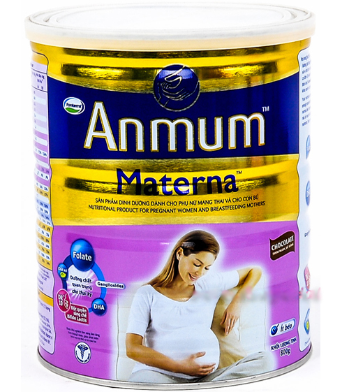 Sữa bột Anmum Materna - hộp 800g (dành cho phụ nữ mang thai và cho con bú)