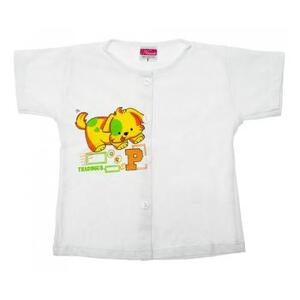 Áo cài giữa tay ngắn trắng Nanio AD105D - size 7 , 2-3 tuổi