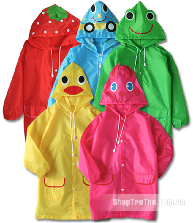 Áo mưa trẻ em Linda xuất Nhật (Funny Rain Coat)