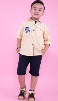 Áo sơ mi bé trai UGETHER UKID160