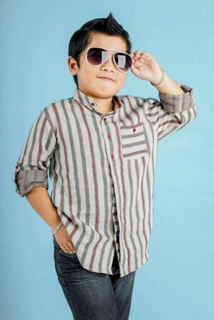 Áo sơ mi bé trai Ugether UKID87