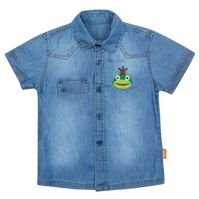 Áo sơ mi jean ngắn tay bé trai VTA BT50904