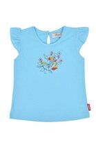 Áo thun bé gái Oiwai 68-8018-071 (Xanh)