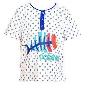 Áo thun bé trai mỏ neo in cá YF 5AY06711