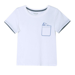 Áo thun cổ tròn cộc tay bé trai 2CT15S007