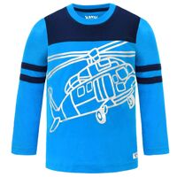 Áo Thun Tay Dài Bé Trai In Hình Trực Thăng Kavio Kids BS82-N3