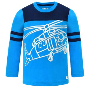 Áo Thun Tay Dài Bé Trai In Hình Trực Thăng Kavio Kids BS82-N3